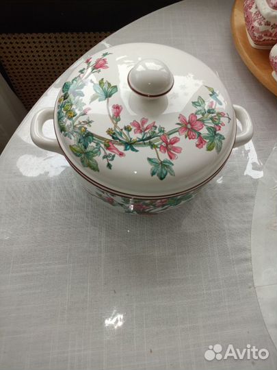 Винтажная супница, кастрюля Botanica Villeroy boch