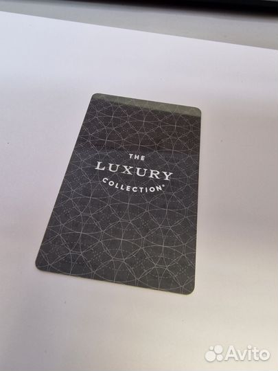 Карта ключ гостиница the luxury collection Кипр