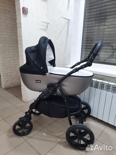 Коляска 2 в 1 эко кожа