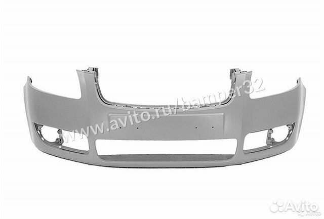 Бампер Фабия 2 неокрашенный