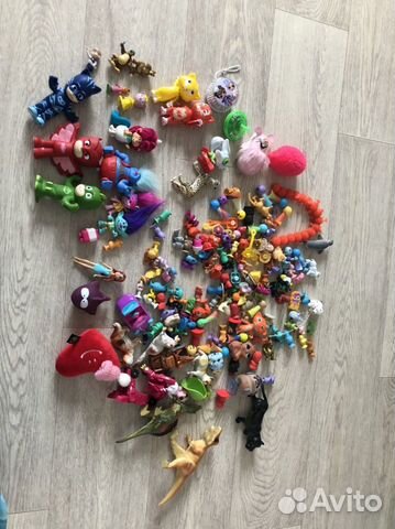 Тролли три кота прилипаллы игрушки пакетом