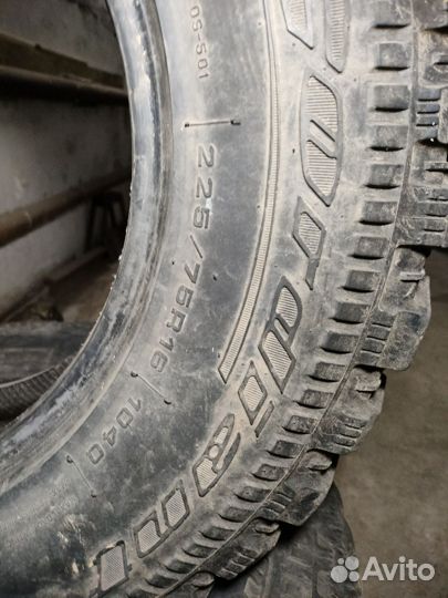 Продам комплект колёс Cordiant 225/75/R16