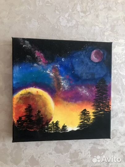 Картина акрил на холсте