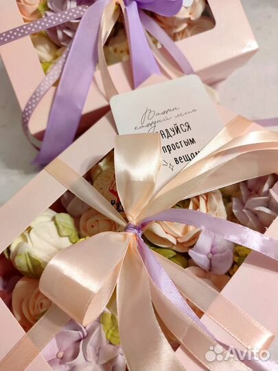 Зефирный букет/зефирный бокс/сладкий подарок