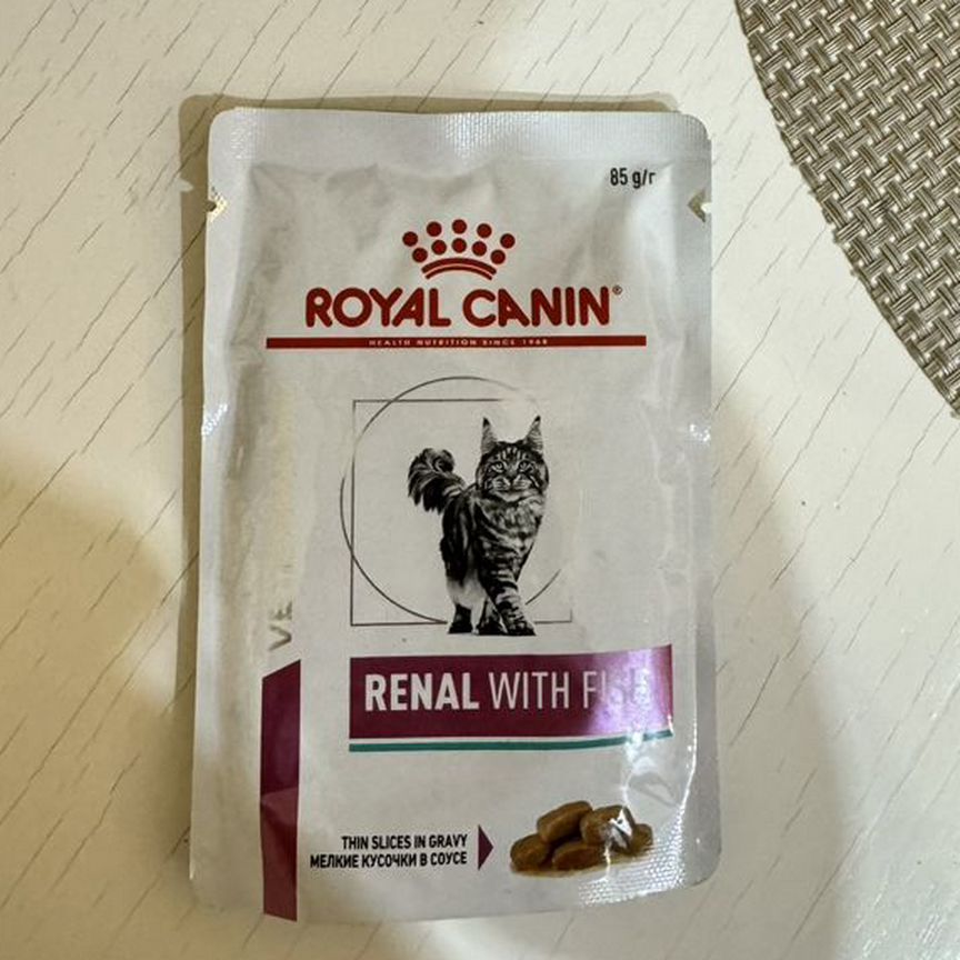 Корм для кошек royal canin renal влажный