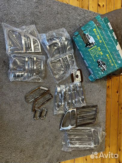 Хром накладки toyota land cruiser 100