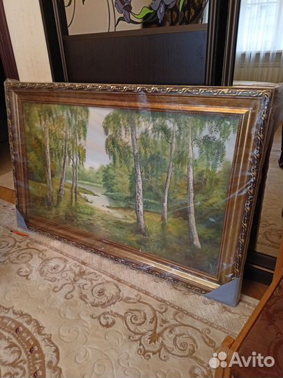 Картина маслом на холсте пейзаж большая