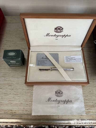 Ручка Montegrappa серебро и золото