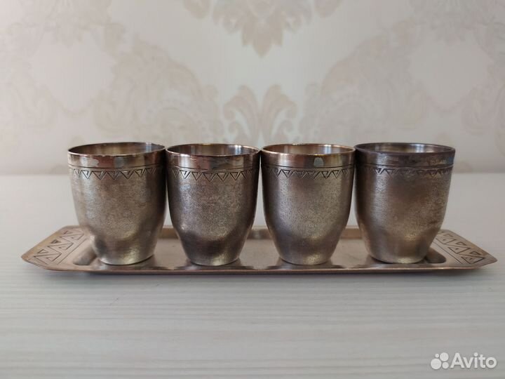 Рюмки серебро СССР
