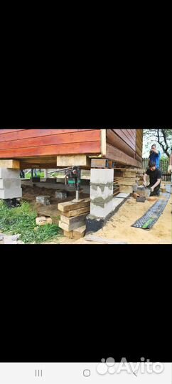 Поднятие домов ремонт полов