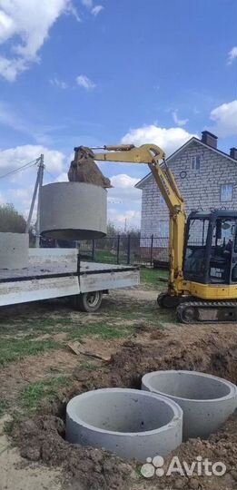 Септик из бетонных колец / Септик под ключ