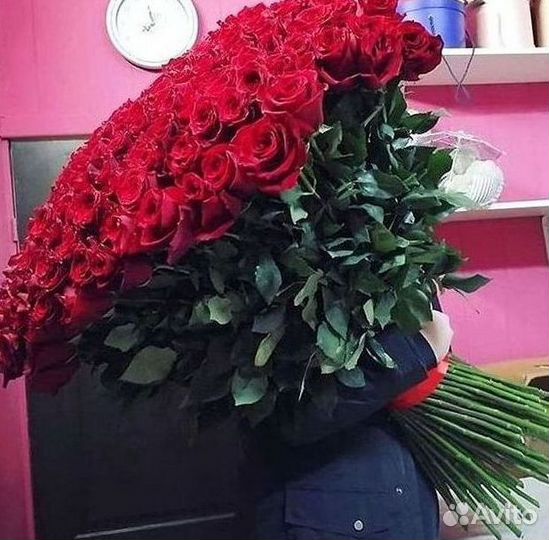 Высокие розы 150 160 170 180 190см доставка Москва