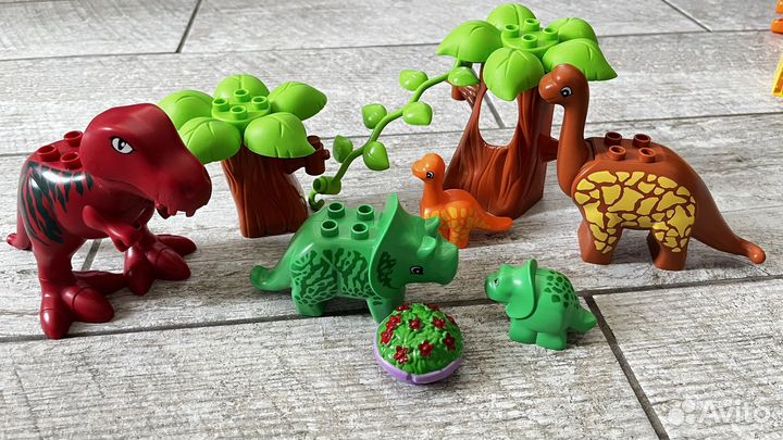 Динозавры Lego Duplo набор (аналог)