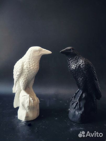 Свеча или статуэтка - Чёрный Ворон, алтарная