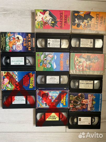 Видеокассеты vhs мультфильмы Лицензия