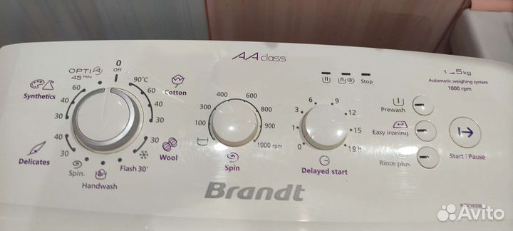 Стиральная машина Бранд с верт. загрузкой