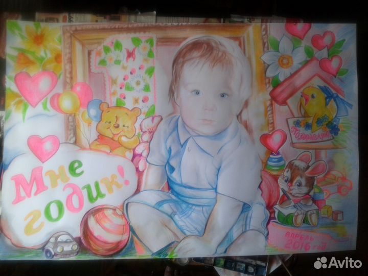 Рисунок Вашего портрета по фото и с натуры. Шарж