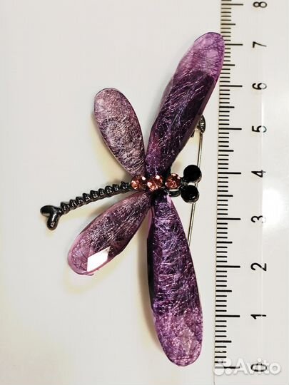 Брошь Стрекоза лета