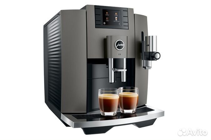 Кофемашина Jura E8 dark inox