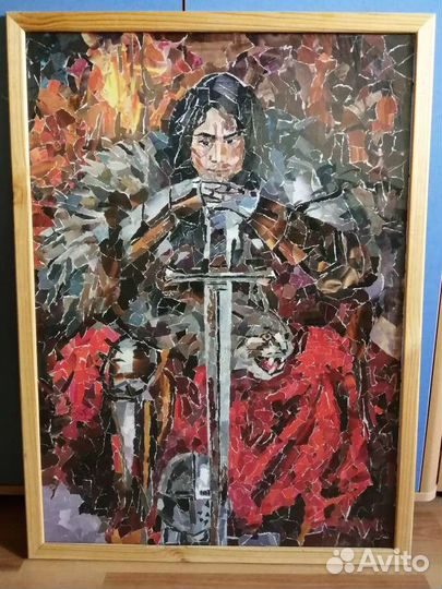 Картина коллаж средневековье