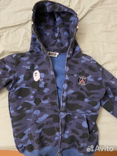 Зип худи bape psg