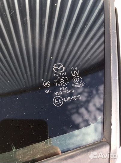 Форточка двери задняя левая Mazda 6 GJ