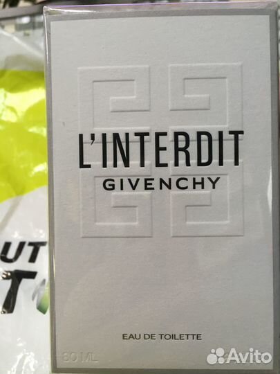 Туалетная вода L’interdint от givenchy 80ml