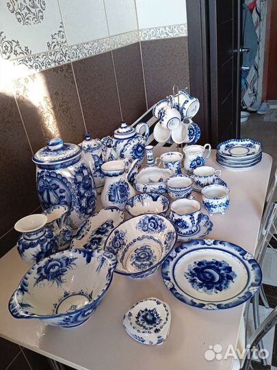 Гжель авторская, коллекция