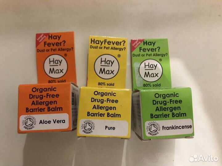 Органический бальзам от аллергии haymax