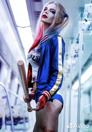 Костюм Харли Квинн игровой взрослый