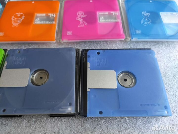 Минидиск Daiso, Denon, Maxell