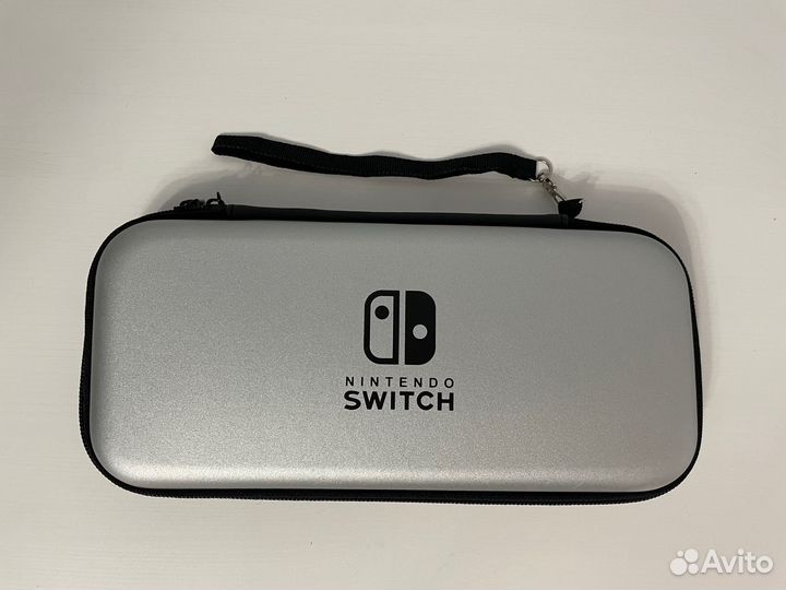 Nintendo Switch/Oled кейс/чехол серый