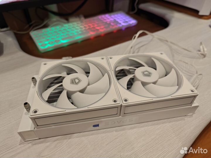 ID-Cooling SL240 white (радиатор и вентиляторы)