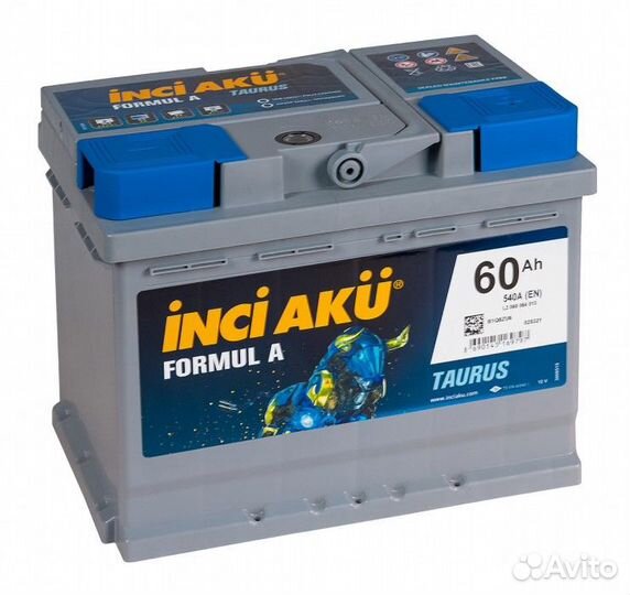 Аккумулятор Inci AKU Formul A 60R обр. пол. 60 Ач