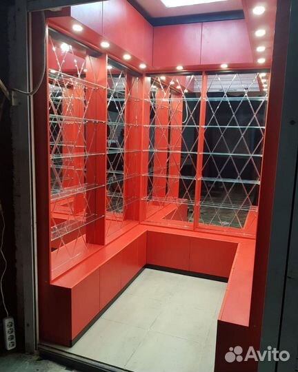 Полки для парфюмерии, полки для магазина