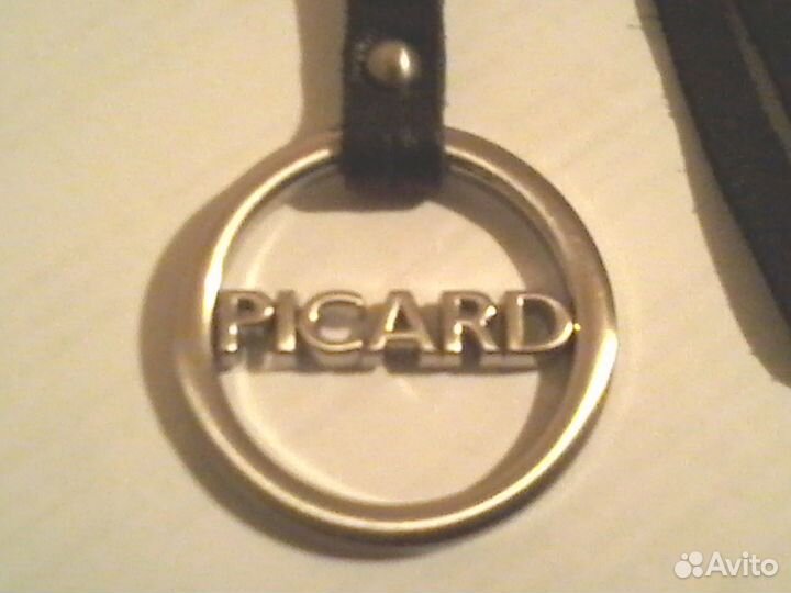 Брелок бренда Picard, новый, натурал. кожа