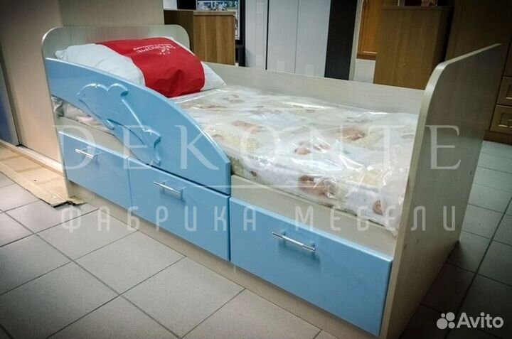 Кровать детская 80х160 Дельфин