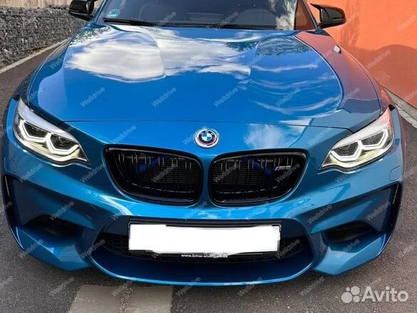 Решетки радиатора BMW 2 F22 F23 M стиль черные