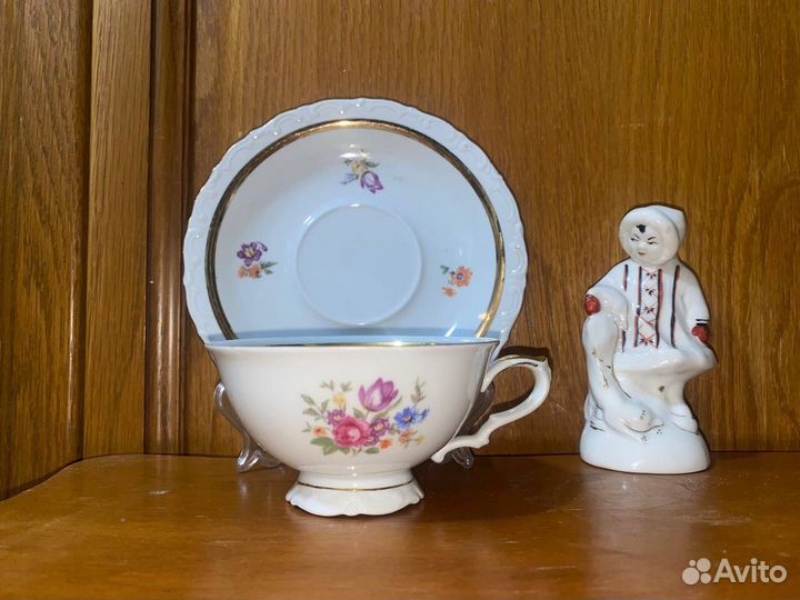 Чайные пары молочник кофейник ГДР вазочки лфз