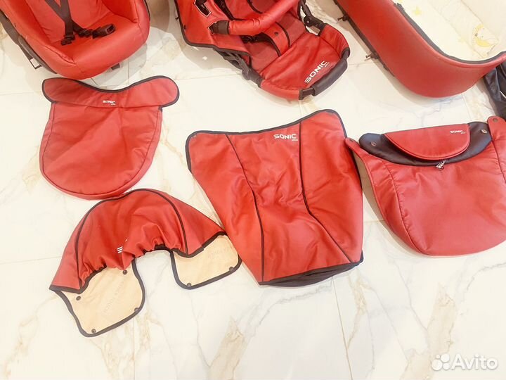 Коляска verdi sonic plus 3 в 1 экокожа