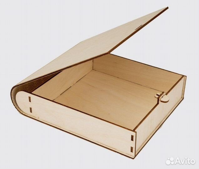 Деревянная шкатулка книга