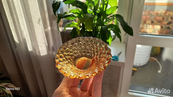 Набор конфетница и 6 розеток