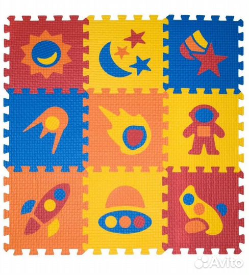 2 набора Мягкий коврик пазл