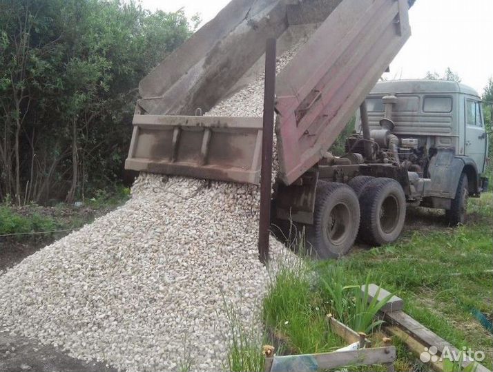 Гпс, пгс, щебень, галька, окол, бут, отсев, песок