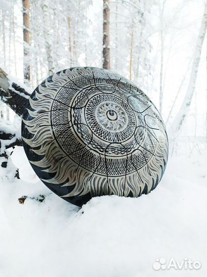 Глюкофон 32 см. Солнечная мандала