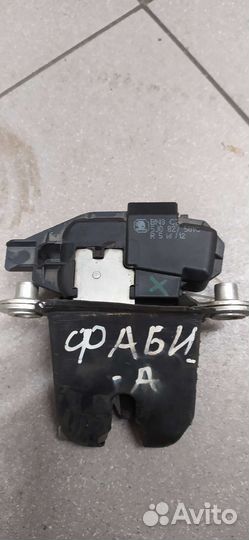 Замок багажника skoda fabia 2