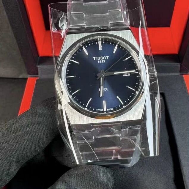 Часы Tissot PRX 40mm синие оригинал