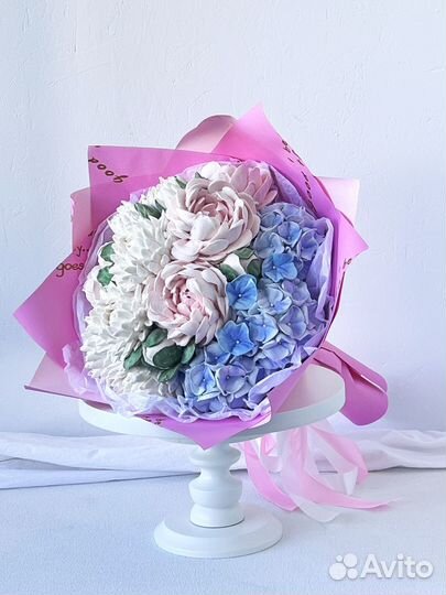 Букет из зефира,вау зефир,букет в коробке