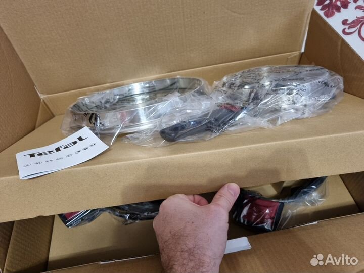 Набор кастрюль Tefal cook & clip