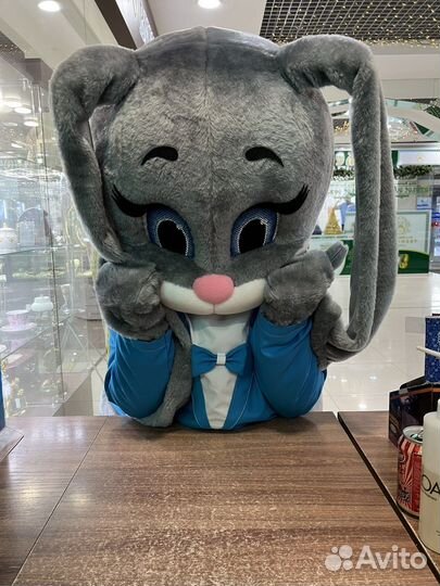 Аниматор Зайчик бакс Позравления